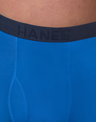 Hanes Men's Underwear Boxer Briefs, 3-Pack, Big Man Ultimate Sport (Big & Tall)