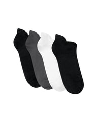 Hanes Moves Men's No-Show Socks Pack, 4-Pair Pack, 360 Stretch, Lightweight, Moisture Wicking