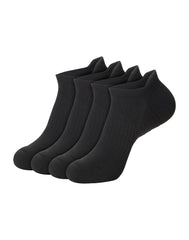 Hanes Moves Impact Zone Men's Cushioned Socks Pack, 4-Pair Pack, X-Temp, Heel-Shield, Moisture Wicking