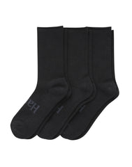 Hanes Originals Men's Crew Socks Pack, 3-Pairs, SuperSoft