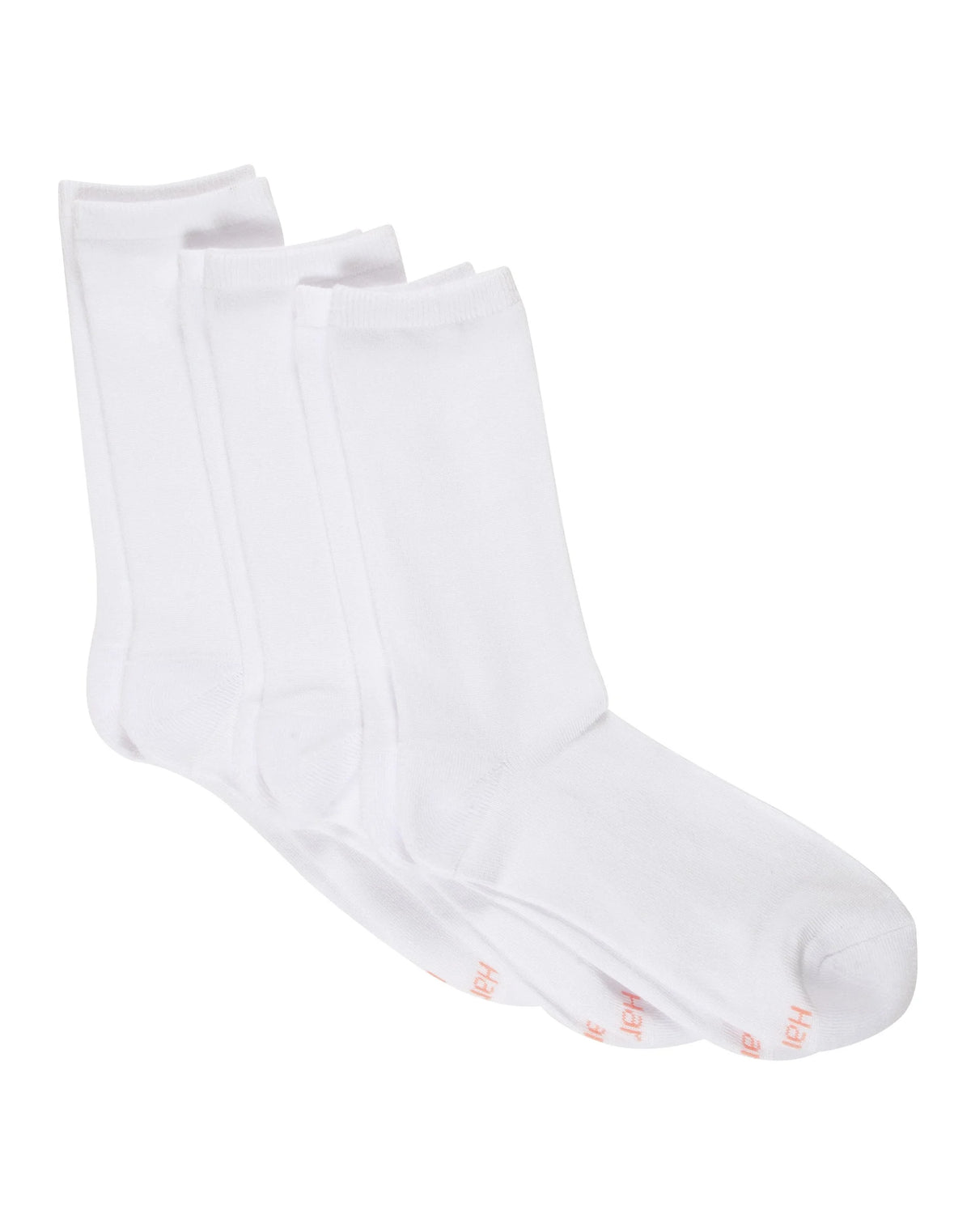 Hanes ComfortSoft Women's Crew Socks,Fits shoe sizes up to 8-12, 3-Pack