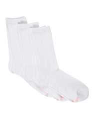 Hanes ComfortSoft Women's Crew Socks,Fits shoe sizes up to 8-12, 3-Pack
