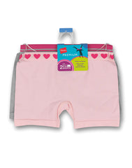 Hanes Premium Girls' Playshorts 2-Pack