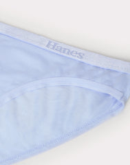 Hanes Originals SuperSoft Girls' Underwear Bikinis Pack, 6-Pack, Moisture Wicking