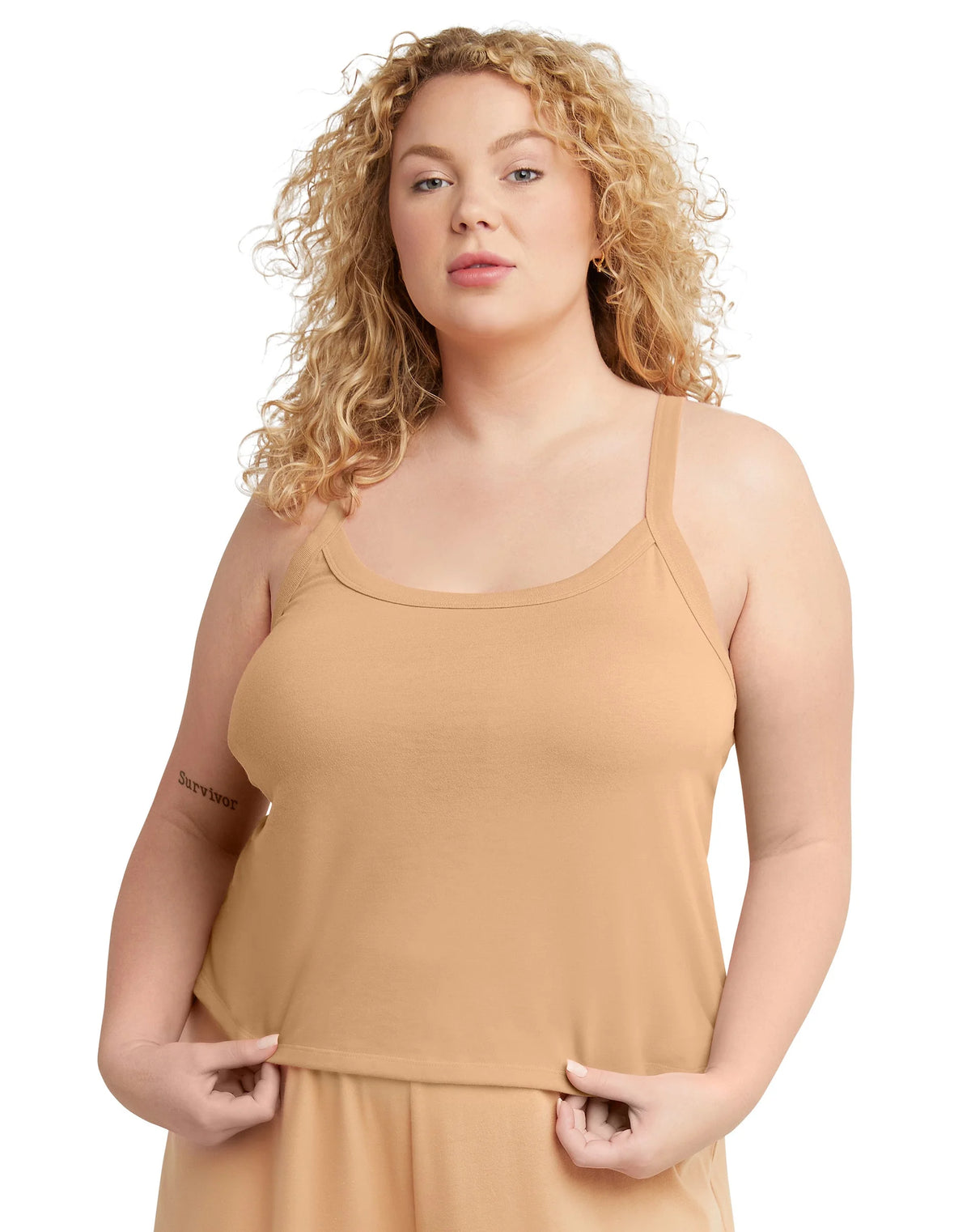Hanes Originals Women's Soft Wash Tank (Plus Size)