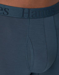 Hanes Originals Men's SuperSoft Boxer Brief Underwear, Viscose from Bamboo, Assorted, 3-Pack
