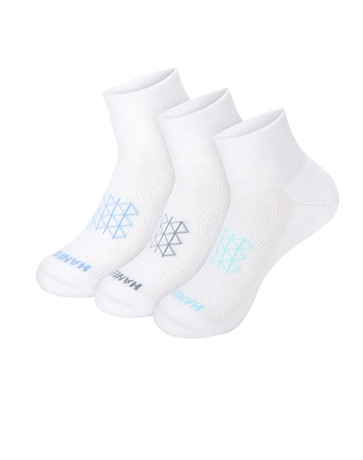 Hanes Absolute Run Women's Ankle Socks, 3-Pairs
