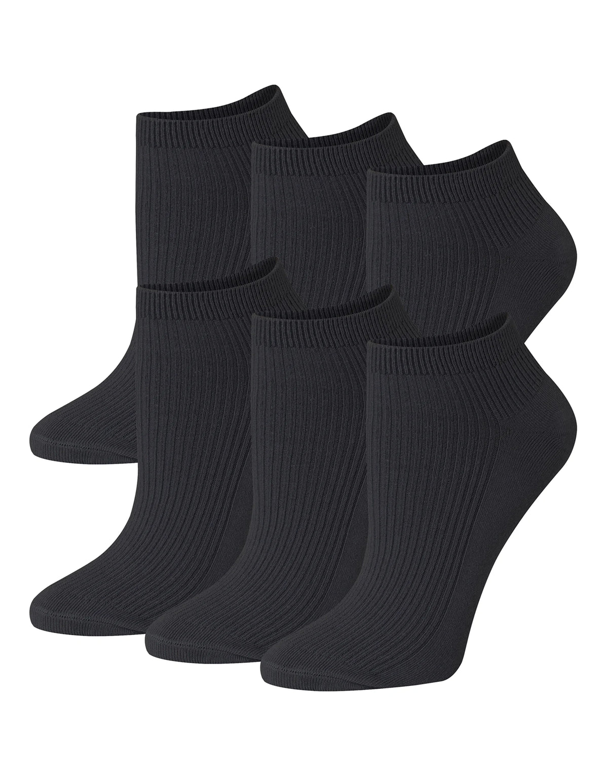Hanes Originals Women's SuperSoft No Show Socks, 6-Pairs