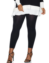 Hanes Curves Blackout Footless Tights (Plus Size)