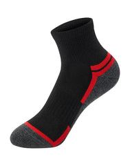 Hanes Moves Boys' Ankle Socks Pack, 10-Pack, Performance X-Temp Moisture-Wicking Kids Athletic Socks