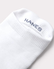 Hanes Moves Women's Seamless Stretch No Show Tab Socks, 3-Pairs