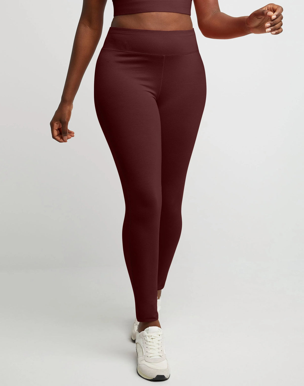 Hanes Originals Women's Stretch Jersey Hi-Rise Leggings, 27"
