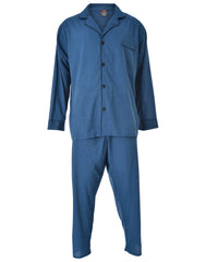 Hanes Men's Pajama Set, Notch Collar, Woven Cotton Blend