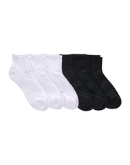 Hanes Moves Breathable Mesh Men's Ankle Socks, Shoe Sizes 6-12, 6-Pairs