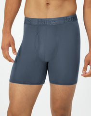 Hanes Originals Ultimate Men's SuperSoft Boxer Brief Underwear, Assorted, 3-Pack