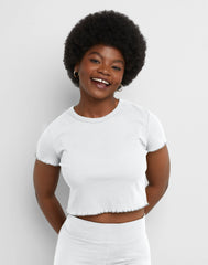 Hanes Originals Women's Rib Cropped T-Shirt