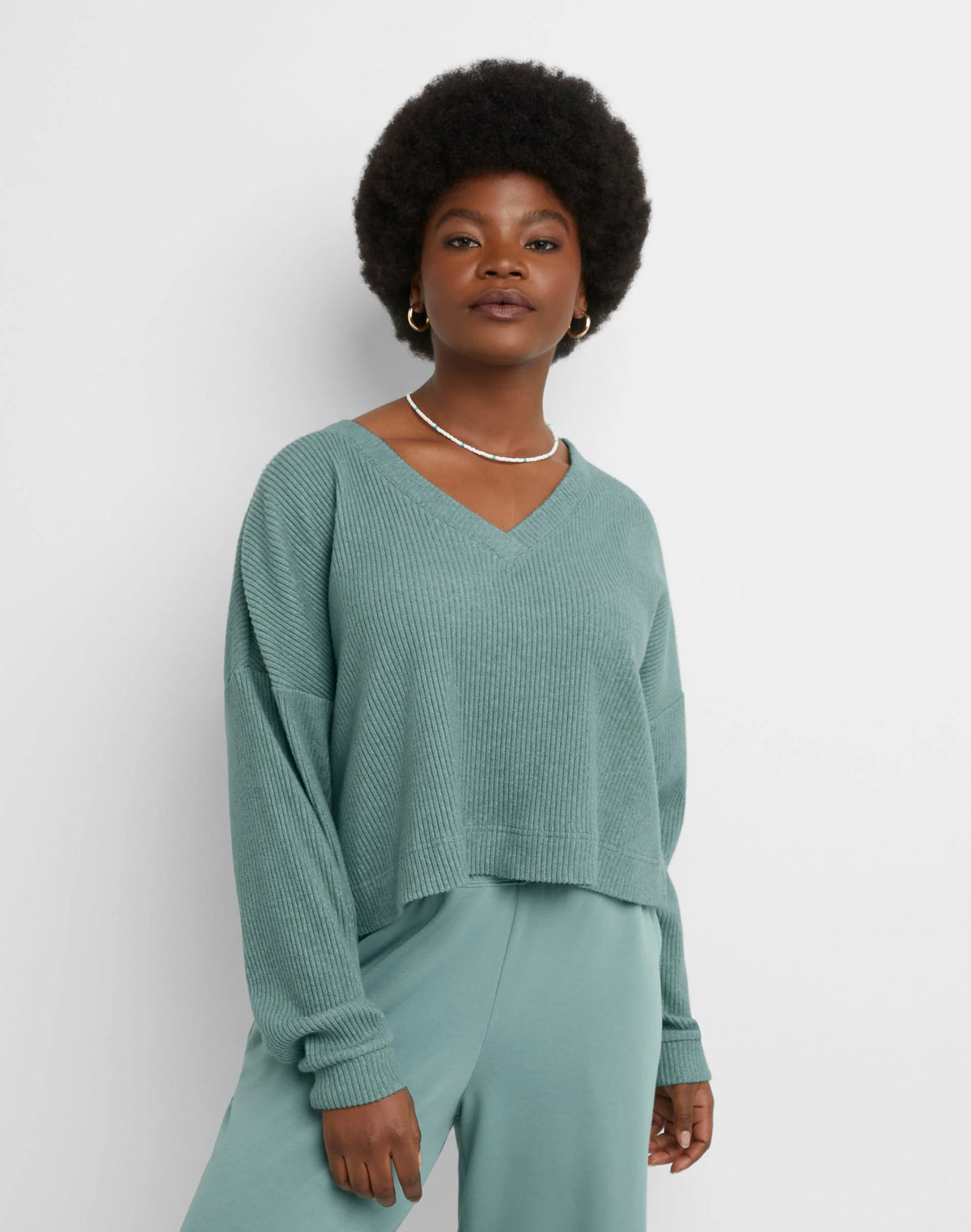 Hanes Originals Women's Ottoman Crop Top