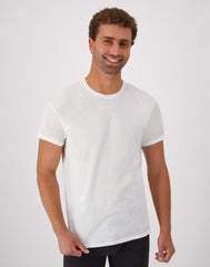 Hanes Men's White Undershirt Pack, 6-Pack, Odor Control