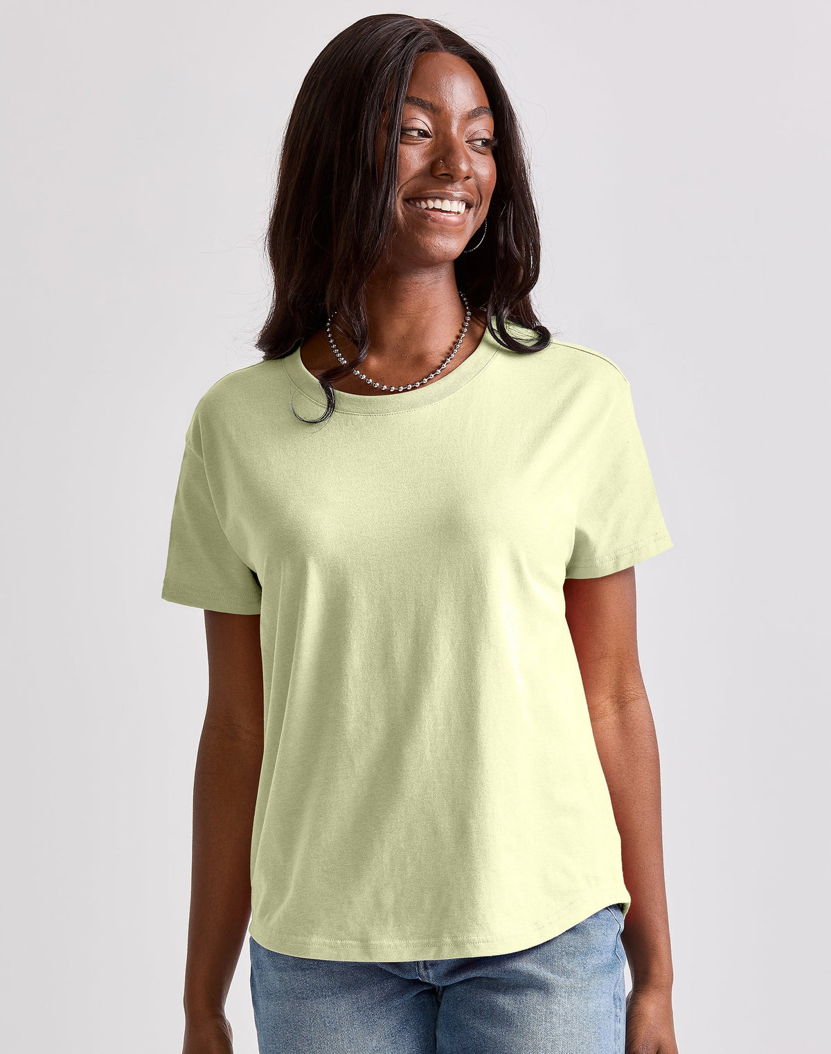 Hanes Originals Women's Cotton T-Shirt, Relaxed Fit