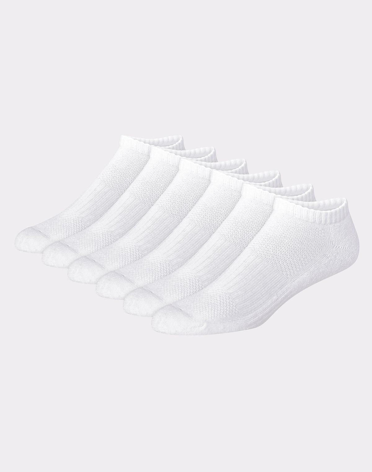 Hanes Men's Performance Cushioned Big & Tall Low Cut Socks, 6-Pack