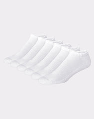 Hanes Men's Performance Cushioned Big & Tall Low Cut Socks, 6-Pack