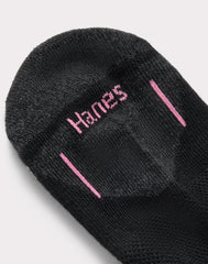 Hanes Comfort Fit Women's No-Show Socks, 6-Pairs