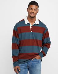Hanes Unisex Oversized Rugby Shirt