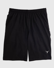 Hanes Beefy-T Men's Shorts, Bull Logo, 9"