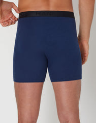 Hanes Ultimate Men's Cotton Boxer Brief Underwear, Comfort Flex Waistband, Assorted, 5-Pack