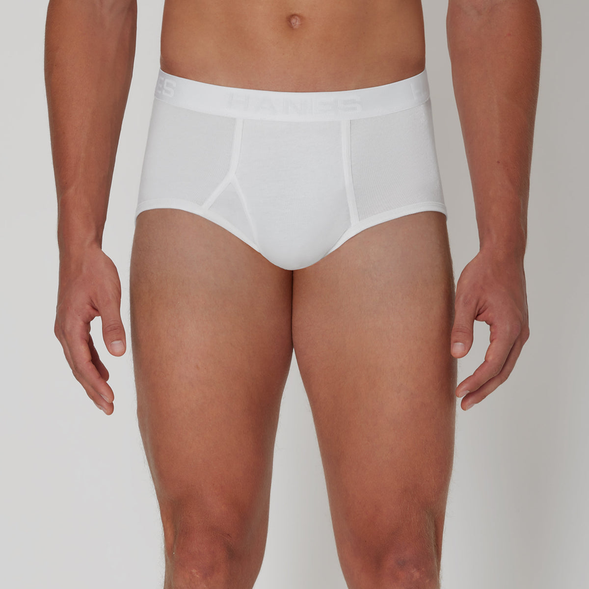 Hanes Men's Underwear Briefs Pack, 7-Pack, Sexy Men's Underwear, Moisture Wicking, White
