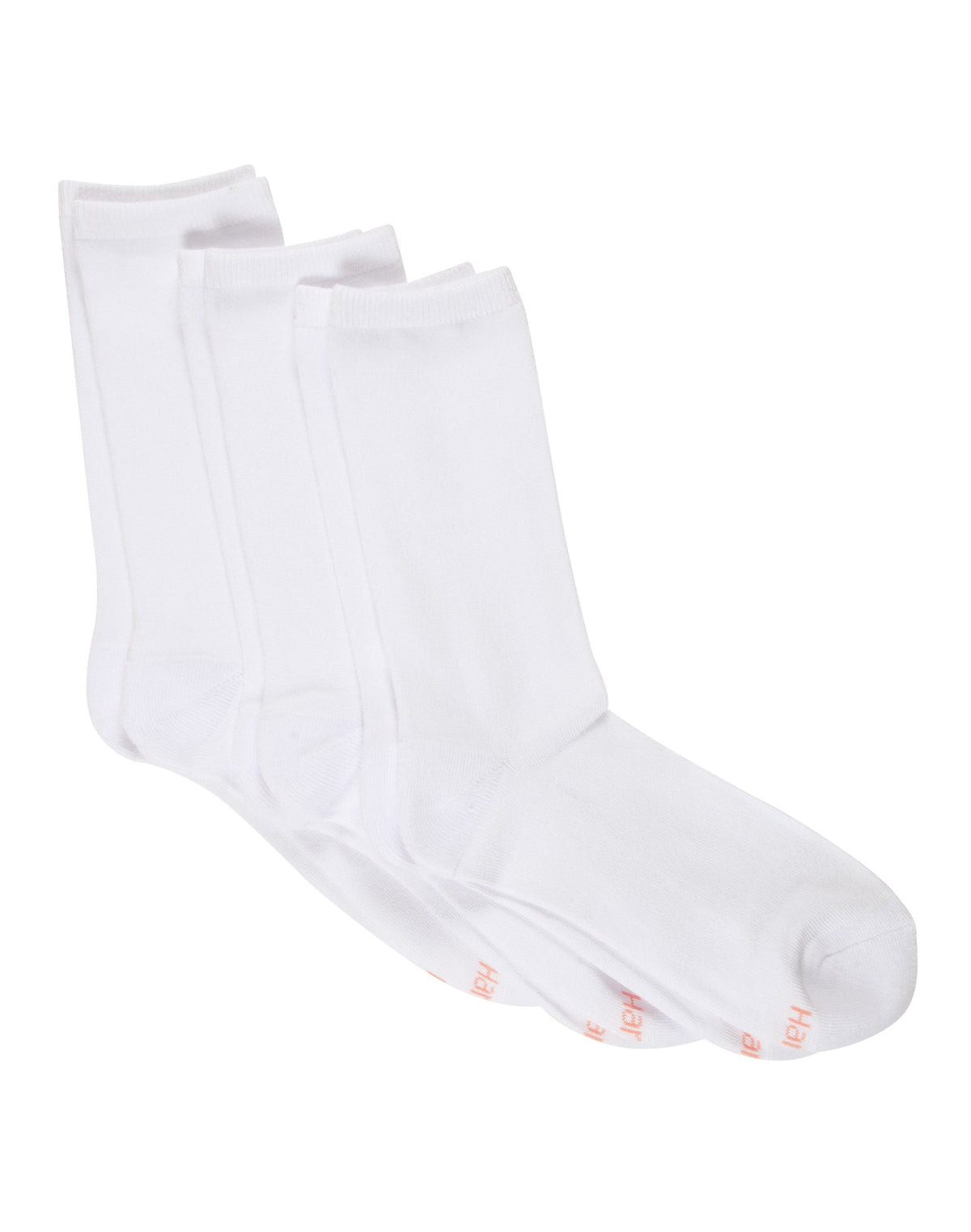 Hanes ComfortSoft Women's Crew Socks,Fits shoe sizes up to 8-12, 3-Pack