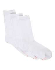 Hanes ComfortSoft Women's Crew Socks,Fits shoe sizes up to 8-12, 3-Pack