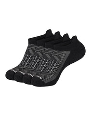 Hanes Absolute Run Men's Socks Pack, 4-Pair Pack, Heel-Shield Tab, Moisture Wicking