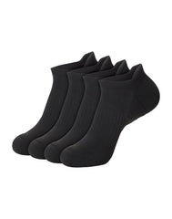 Hanes Moves Impact Zone Men's Cushioned Socks Pack, 4-Pair Pack, X-Temp, Heel-Shield, Moisture Wicking