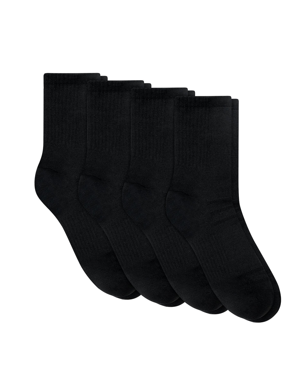 Hanes Moves Men's Socks Pack, 4-Pair Pack, 360 Stretch Lightweight Socks, 4-pair, shoe size 6-12