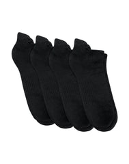 Hanes Moves Men's No-Show Socks Pack, 4-Pair Pack, 360 Stretch, Lightweight, Moisture Wicking