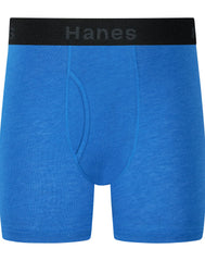 Hanes Boys' Underwear Boxer Briefs Cotton-Stretch, 8-Pack, Moisture-Wicking