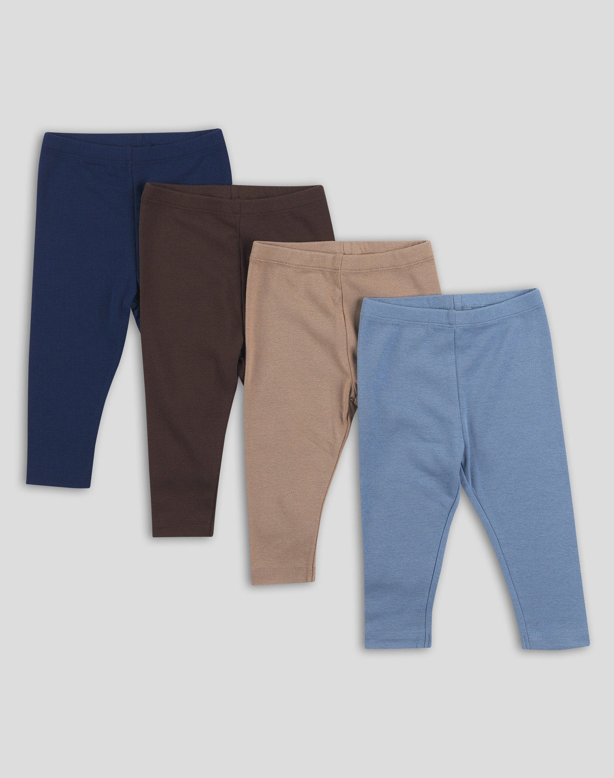 Hanes Flexy Baby Knit Pull-On Pants, 4-Way Stretch, Boys & Girls, 4-Pack