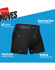 Hanes Moves Boys' Performance Stretch Boxer Brief Underwear, Assorted Solids/Prints, 5-Pack