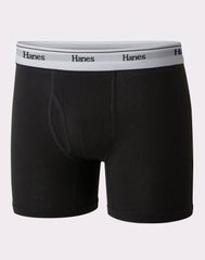 Hanes Originals Boys' Boxer Brief Underwear, Orange & Assorted, 5-Pack