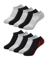 Hanes Moves Boys' No-Show Socks Pack, 10-Pack, X-Temp Moisture-Wicking Athletic Socks