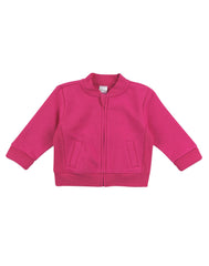 Hanes Zippin Baby Fleece Full-Zip Jacket, Adjustable Cuffs, Boys & Girls