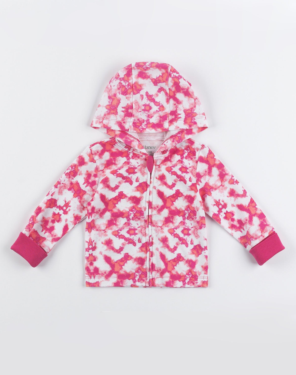 Hanes Zippin Baby Knit Lightweight Full-Zip Hooded Jacket, 4-Way Stretch & Adjustable Cuffs, Boys & Girls