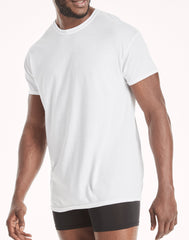 Hanes Comfort Flex Fit Men's White Modal Undershirt, 3-Pack