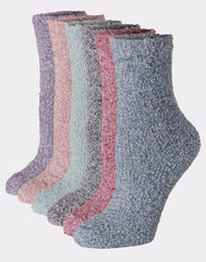 Hanes Women's Cozy Crew Socks, 6-Pairs