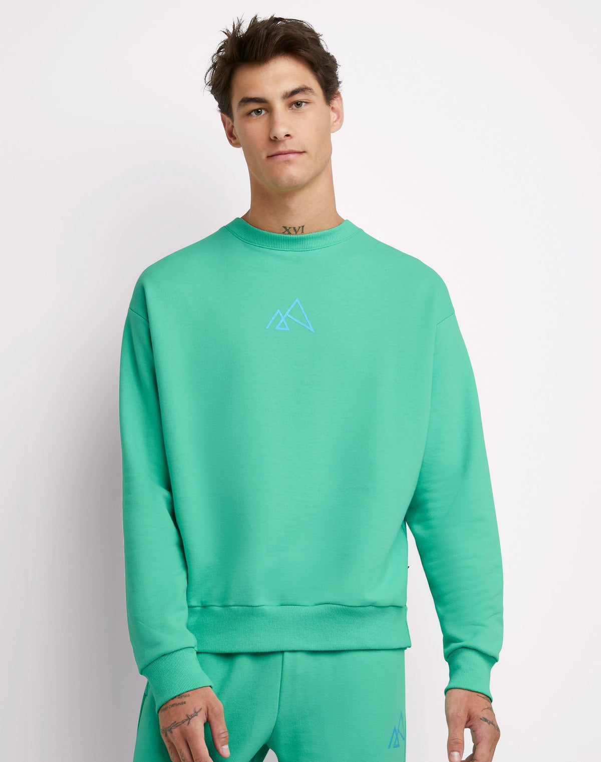 Hanes Explorer Unisex French Terry Crewneck Sweatshirt, Adirondack Peaks