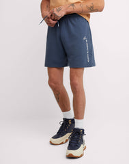 Hanes Explorer Unisex French Terry Shorts, Adirondacks Flag Up, 6"
