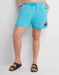 Hanes Explorer Unisex French Terry Shorts, Explore the Outdoors, 6"