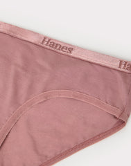 Hanes Originals SuperSoft Girls' Underwear Hipsters Pack, 6-Pack, Moisture Wicking