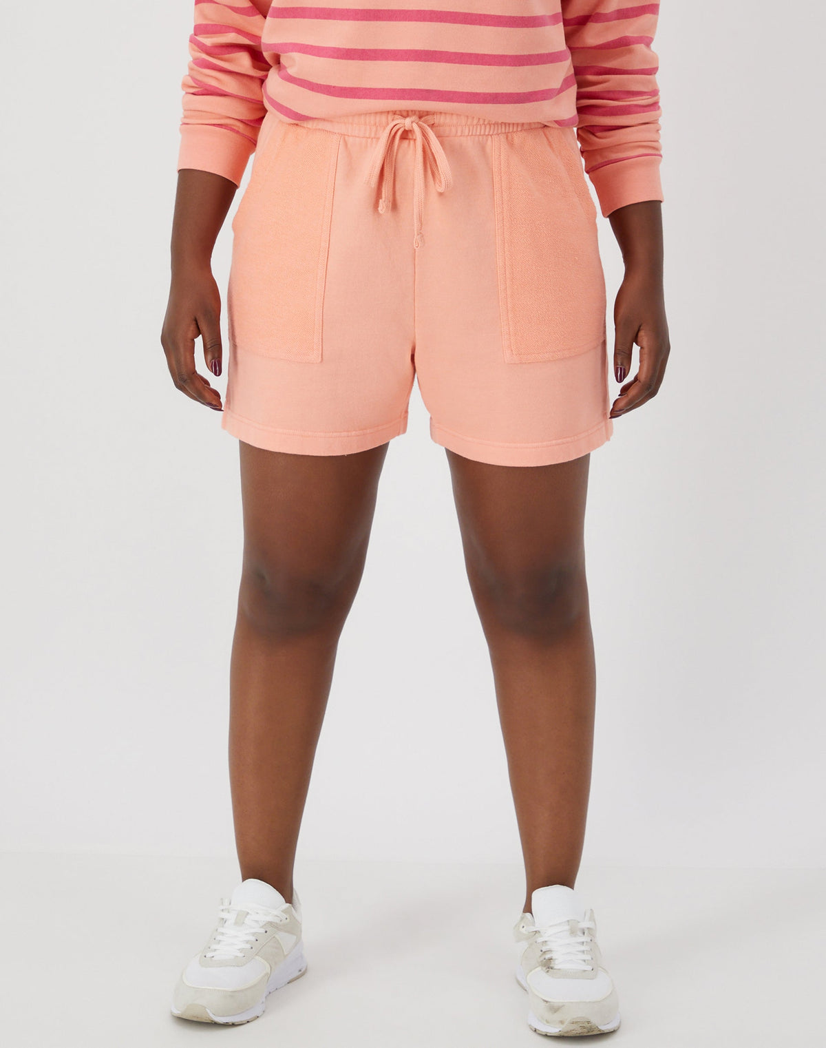 Hanes Women's Garment Dyed French Terry Shorts, 5" (Plus Size)